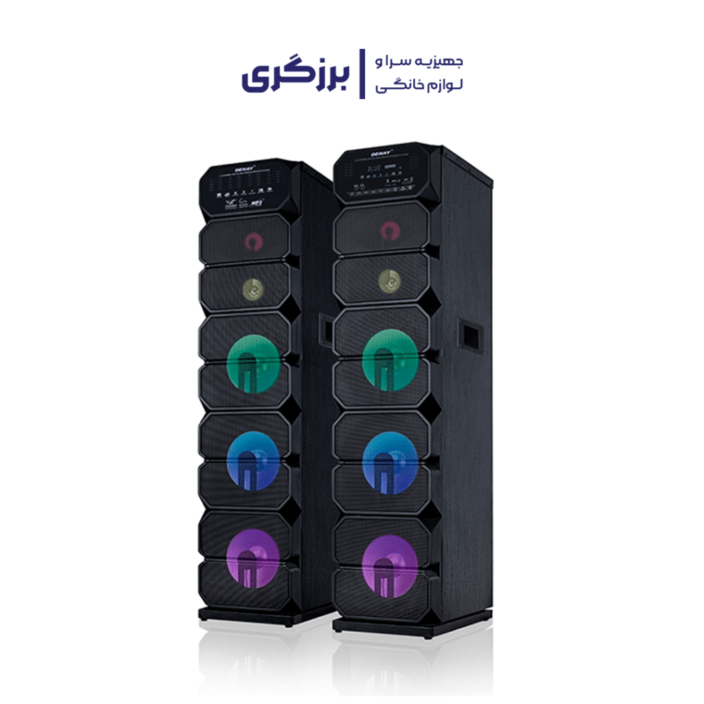 اسپیکر حرفه ای رقص نور دار دنای مدل ZAGROSS310