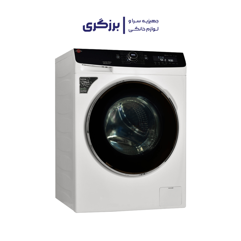 ماشین لباسشویی 8.5 کیلوگرمی پارس‌خزر مدل WM-8514