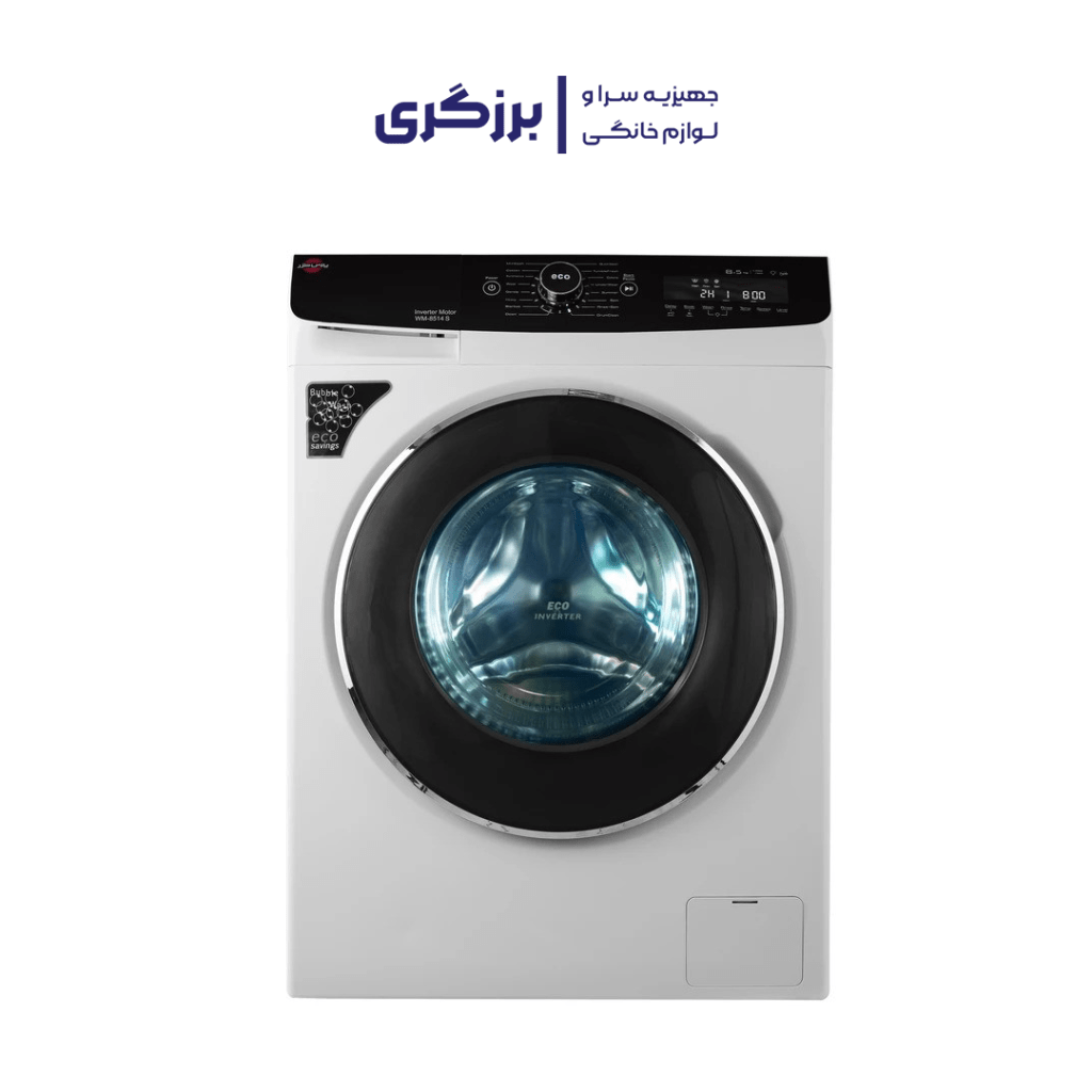 ماشین لباسشویی 8.5 کیلوگرمی پارس‌خزر مدل WM-8514