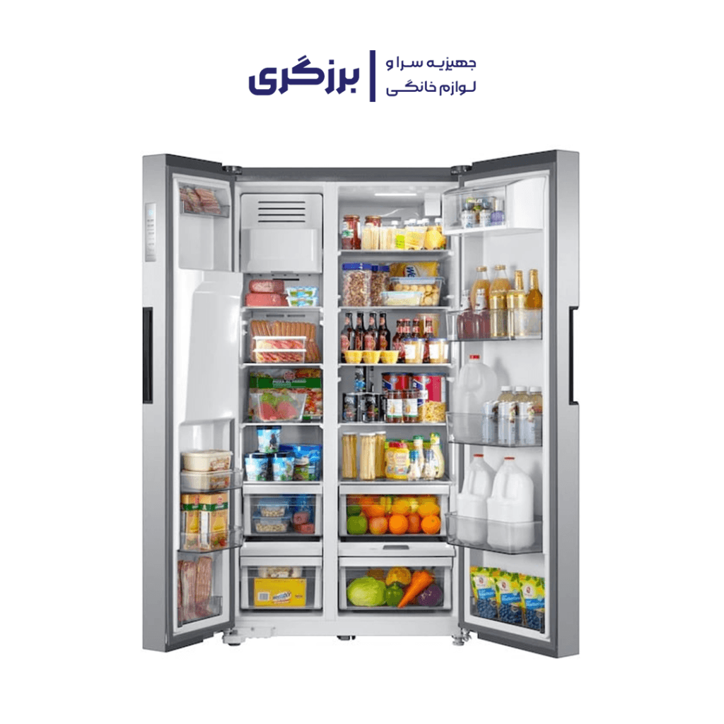 یخچال و فریزر ساید بای ساید پاکشوما مدل P-340