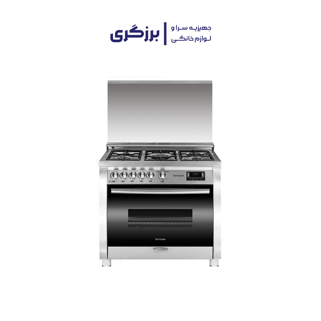 اجاق گاز فردار تاکنوگلد مدل M6915SS اجاق گاز مبله تاکنوگلد M-6915 SS