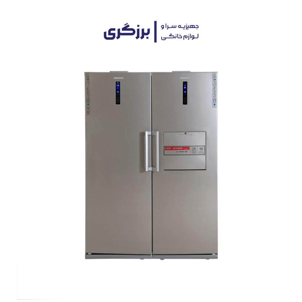 یخچال و فریزر دوقلو 30 فوت دونار مدل DNR412CTDIH
