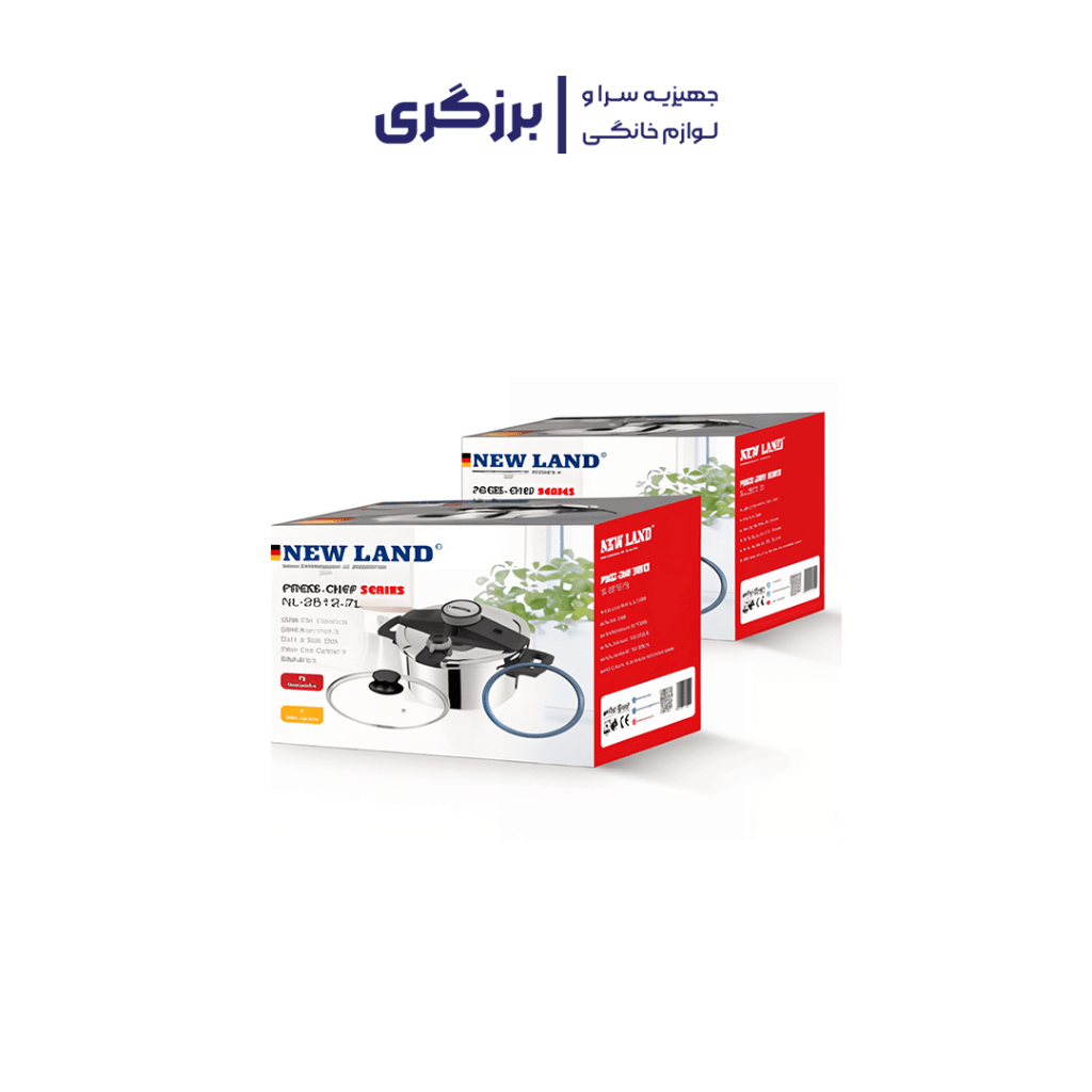 زودپز 7 لیتری کلیپسی نیولند مدل NL-2512-7L