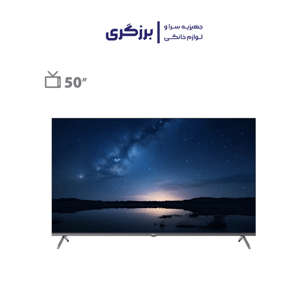 تلویزیون ال ای دی هوشمند جی پلاس مدل GTV-50SQ758NX سایز 50 اینچ